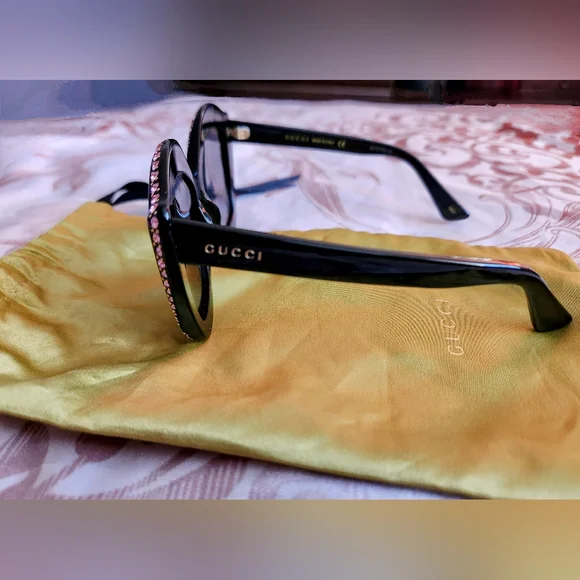 Gucci Women's Embellished Oversized Cat Eye Sunglasses, 52mm - Picture 10 of 10